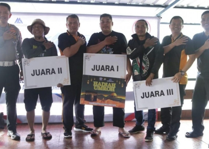 HUT Ke-78 Bhayangkara, Ditlantas Polda Jatim Gelar Lomba Mancing Berhadiah Umrah untuk Jurnalis
