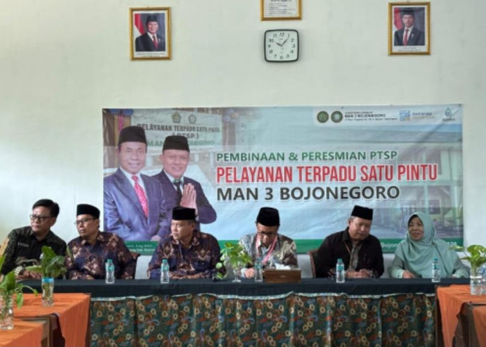 MAN 3 Bojonegoro Resmikan PTSP, Wujud Komitmen Tingkatkan Pelayanan Publik Madrasah