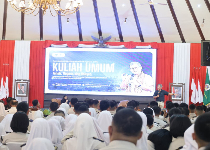 Rocky Gerung Inginkan Taruna STPN Pahami Tiga Konsep Pemaknaan Pengelolaan Tanah