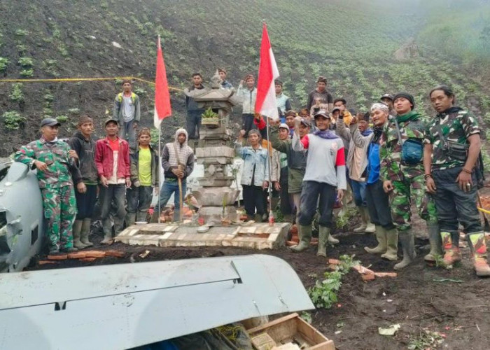 Mengenang Jatuhnya Pesawat TNI AU, Warga Dirikan Monumen