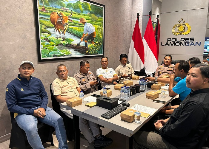 Polres Lamongan Tegas Larang Flare, LA Mania Teken Pakta Integritas