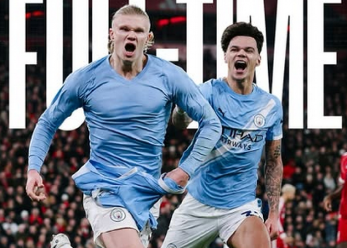 Haaland Jadi Penentu, Manchester City Bangkit Dramatis dan Jaga Asa Juara