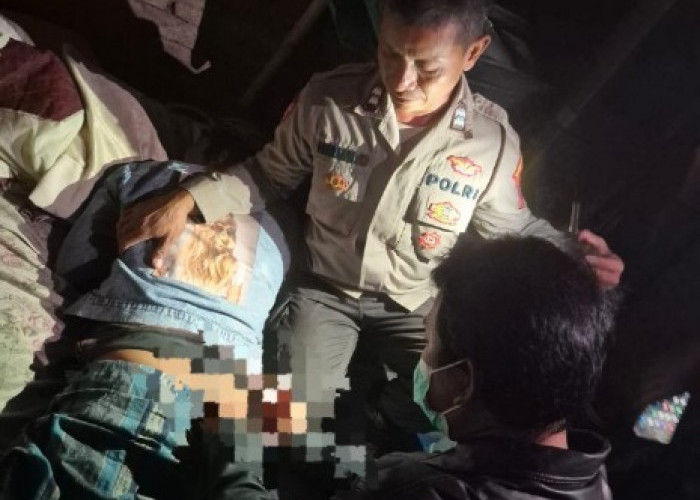 ODGJ Ngamuk Bawa Bambu di Sambeng Lamongan, Polisi dan Puskesmas Gerak Cepat Amankan
