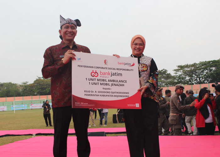 Peduli Kesehatan hingga Pendidikan, Bank Jatim Serahkan CSR ke Pemkab Bojonegoro