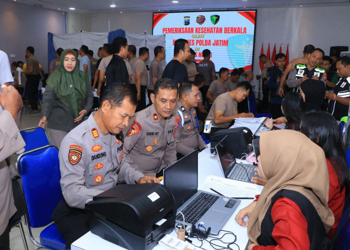 Rikkes Berkala 2026, Polres Ngawi Pastikan Kesehatan Personel 