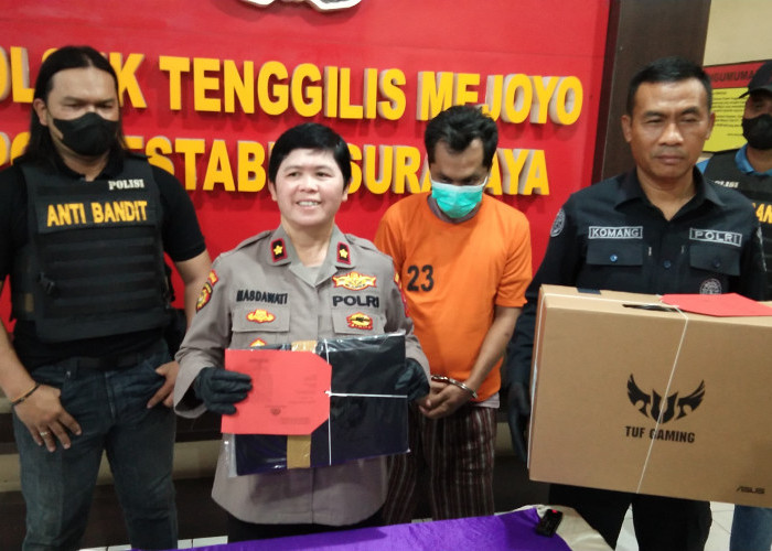 Penjual Ayam Geprek di Surabaya Nekat Gelapkan Laptop Customer