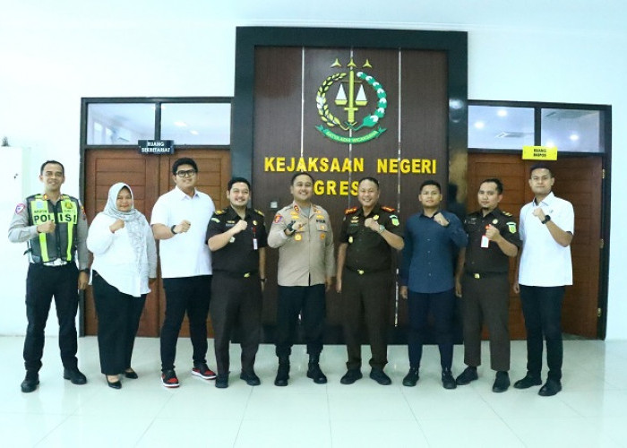 Perkuat Sinergitas Penegak Hukum, Kapolres Gresik Silaturahmi ke Kejaksaan Negeri Gresik