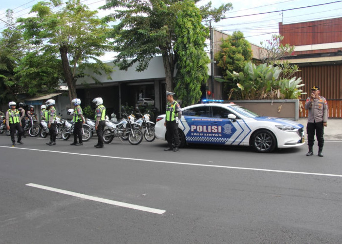 Sinergi TNI-Polri dan Pemkot Gelar Patroli Skala Besar Amankan May Day di Kota Kediri