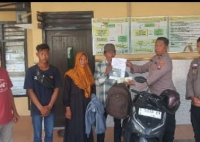 Motor Temuan di Halaman Sekolah Kembangbahu Diserahkan ke Keluarga Pemilik Asal Tuban