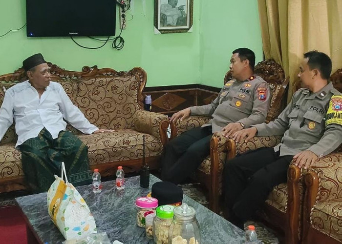 Pererat Silaturahmi, Kapolsek Sukomanunggal Sambang Ponpes Sunan Kalijogo