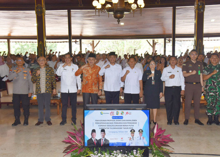 542 Pengurus dan Pengawas Koperasi Merah Putih Tulungagung Ikuti Sosialisasi Penyusunan Proposal Bisnis