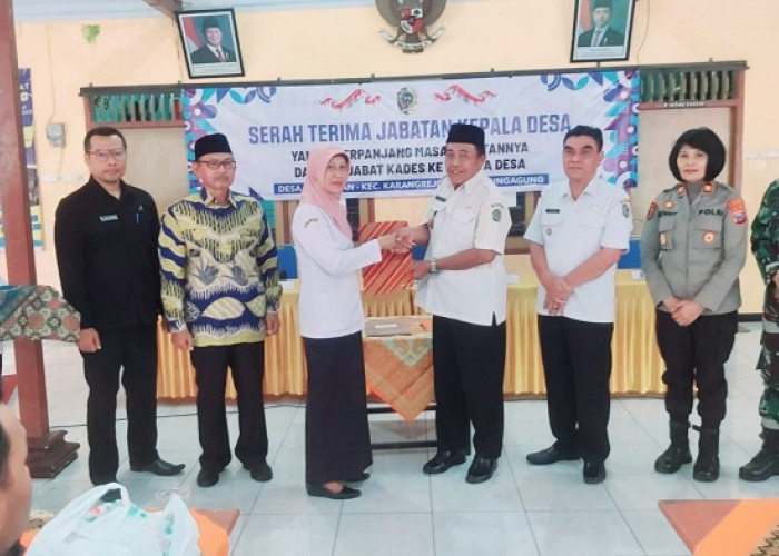 Sertijab Kepala Desa, H Somoro Kembali Bertugas Menjadi Kades Gedangan Periode 2025-2027