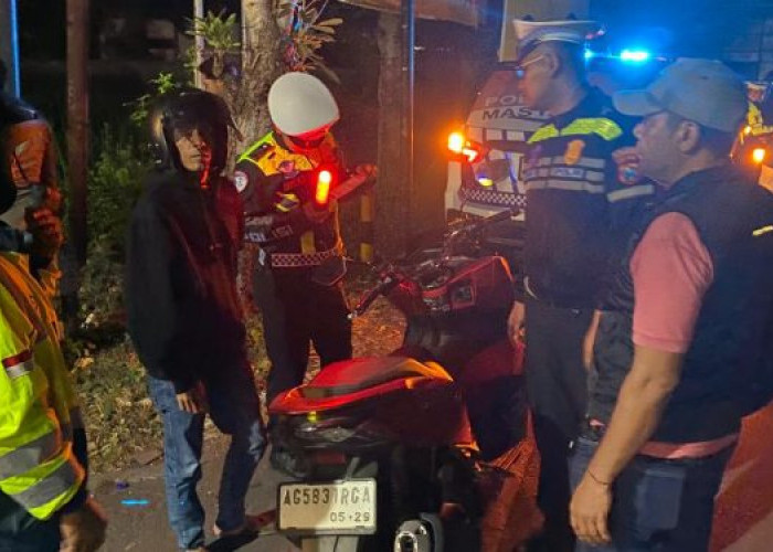 Polres Tulungagung Razia Kendaraan dan Patroli Gabungan Rayon Demi Jaga Kamtibmas Kondusif