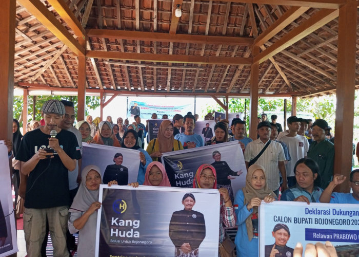 Relawan Prabowo-Gibran Dukung Kang Huda di Pilbup Bojonegoro 2024