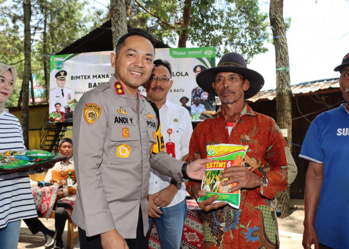 Kapolres Andi Yudha Pranata Bimtek pada Petani, Dorong Produktivitas Jagung di Kota Batu