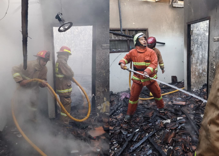 Ditinggal Saat Listrik Padam, Rumah Sekaligus Kantor Notaris di Jember Ludes Terbakar
