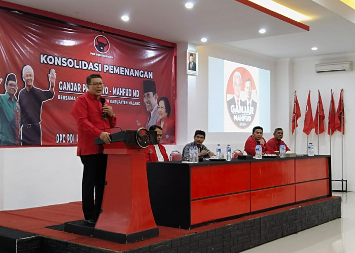 DPC PDIP Kabupaten Malang Siap Menangkan Ganjar Pranowo-Mafud MD
