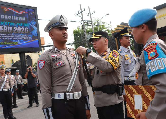 Laka Lantas Naik 23 Persen, Polres Lamongan Gelar Operasi Patuh Semeru 2026