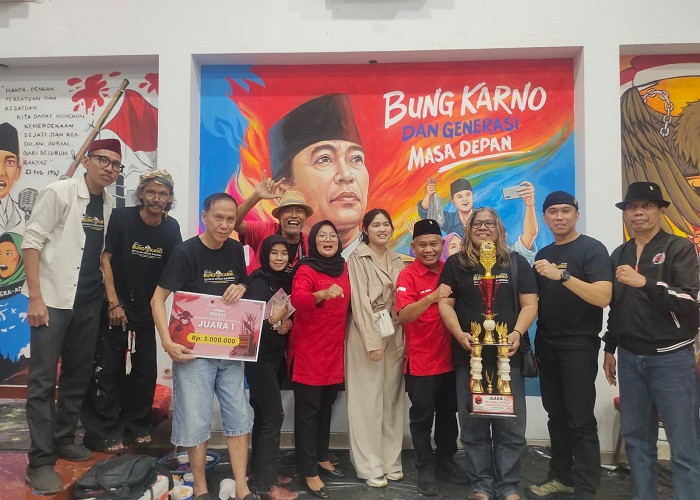 Tim Jejak Sang Fajar Juarai Festival Mural Bung Karno 2026 di Lamongan