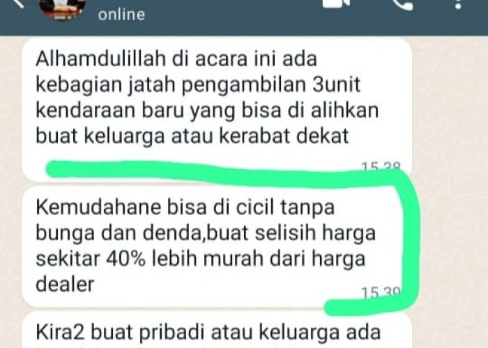 Waspada! Penipuan Modus Chat WA Ngaku Ketua Komisi D DPRD Surabaya