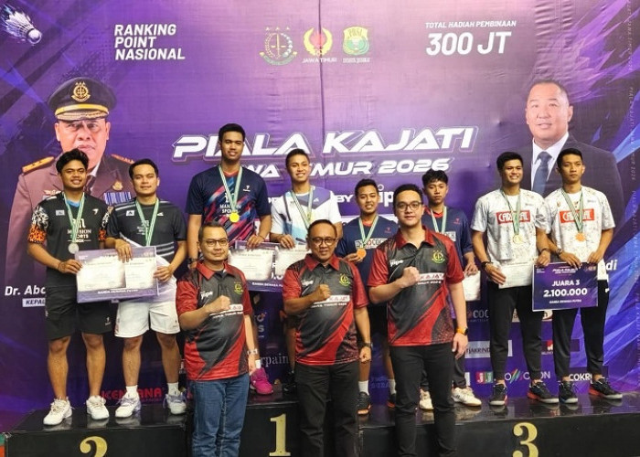 Piala Kajati Jatim 2026 Berakhir, Lahirkan Bibir Baru Potensial Bulu Tangkis Jawa Timur 