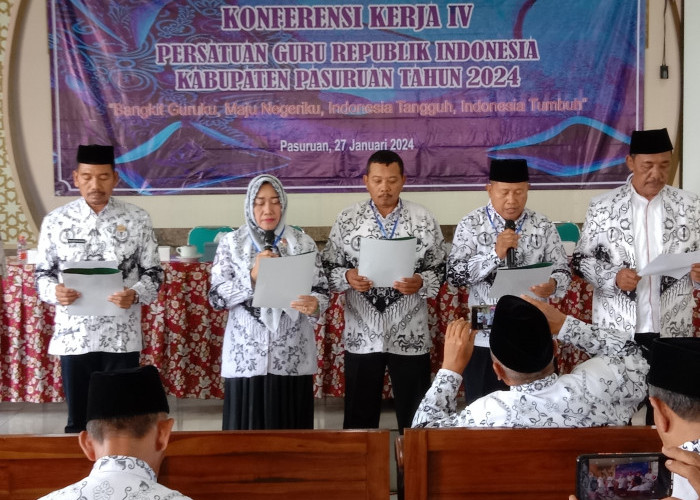 PGRI Deklarasikan Netralitas ASN Guru Kabupaten Pasuruan