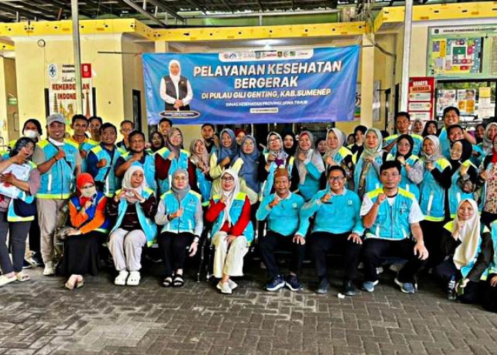 Yankes Bergerak Jatim Tahap IV Layani 503 Warga Pulau Giligenting