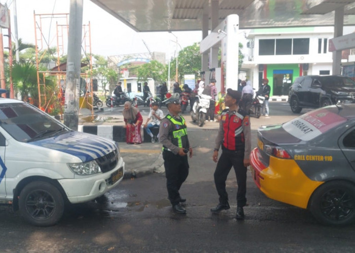 Polsek Mulyorejo Intensifkan Patroli KRYD, Pantau Keamanan SPBU Mulyosari