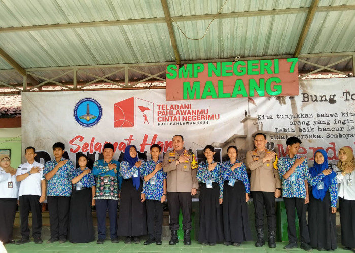 Peduli Anak Cerdas, Polresta Malang Kota Datangi Sekolah