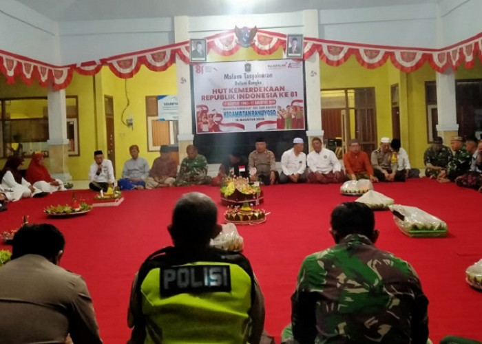 Malam Resepsi HUT Ke-81 RI di Ranuyoso Lumajang Berlangsung Khidmat 