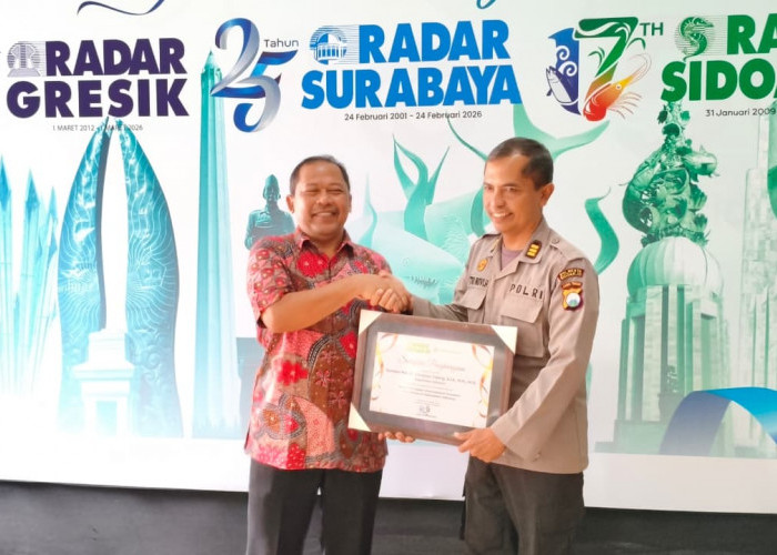 Dedikasi Jaga Kondusivitas Sidoarjo, Kapolresta Kombes Pol Christian Tobing Terima Penghargaan Prestisius