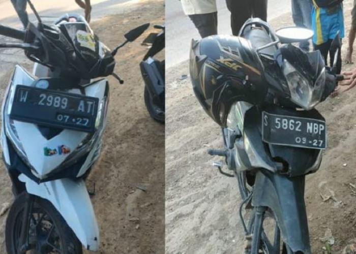 Gagal Menyalip, Pengendara Vario Jatuh dan Tewas Tersambar Supra X di Wringinanom Gresik