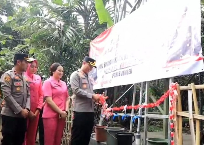 Polres Jember Gelar Bakti Sosial Besar Peringati HUT Bhayangkara Ke-79, Fokus Air Bersih dan Santunan