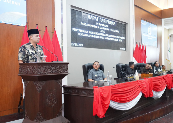 Pj Aries Tanggapi Pandangan Umum Fraksi DPRD Kota Batu Terhadap Penyampaian RAPBD Tahun 2025