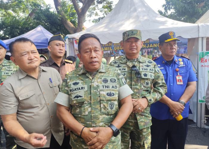 Peringati HUT TNI, Kodim 0809/Kediri Gelar Pasar Murah dan Bazar UMKM di SLG