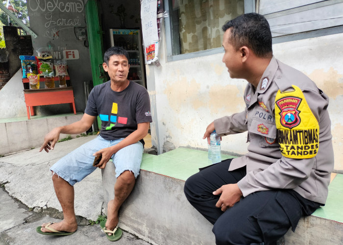 Bhabinkamtibmas Polsek Tandes Jalin Kedekatan, Wujudkan Pelayanan Cepat Polri