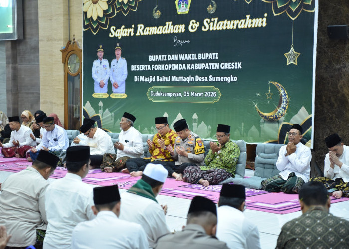Perkuat Sinergi dan Kamtibmas, Kapolres Gresik Hadiri Safari Ramadan di Duduksampeyan