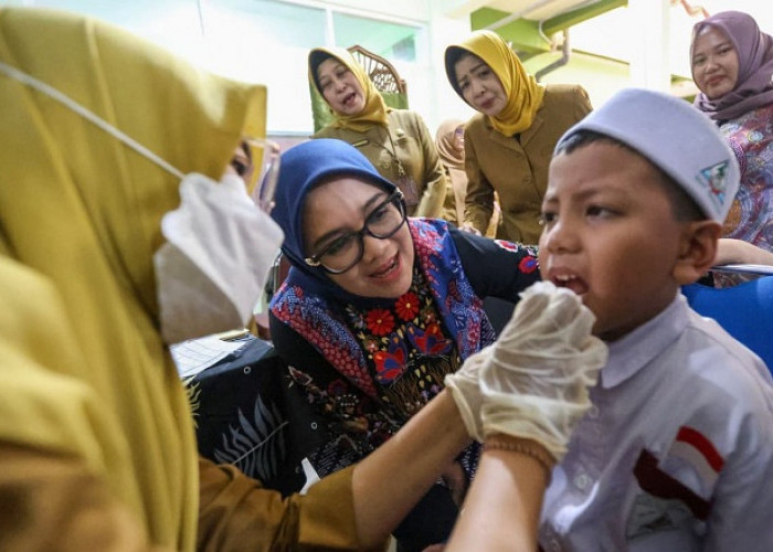 Cegah KLB Campak, Pemkot Surabaya Fokus Kejar Imunisasi Anak dan Lakukan Pencegahan