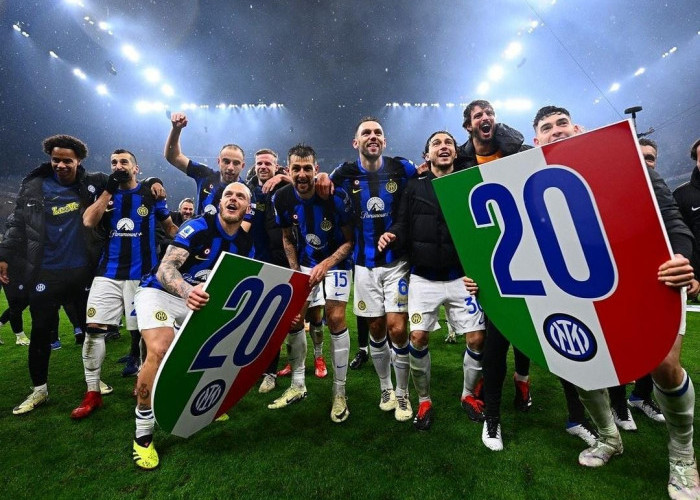 Diwarnai 3 Kartu Merah, Inter Juara Serie A di San Siro