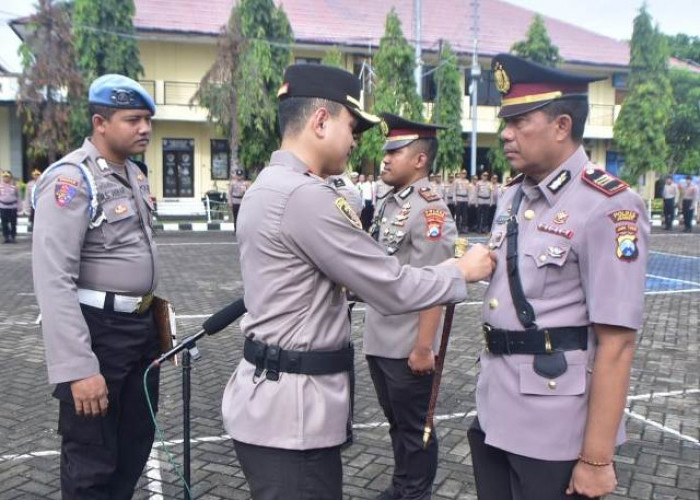 AKBP Bayu Anuwar Pimpin Sertijab Wakapolres dan Kapolsek Jajaran Polres Situbondo