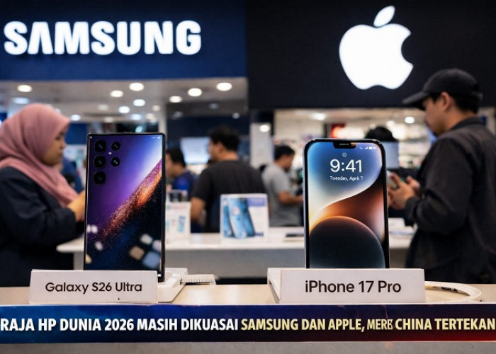 Raja HP Dunia 2026 Masih Dikuasai Samsung dan Apple, Merek Cina Tertekan