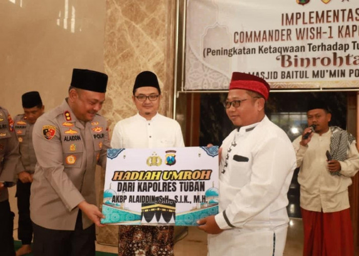 Binrohtal Polres Tuban Tingkatkan Keimanan dan Ketakwaan Anggota