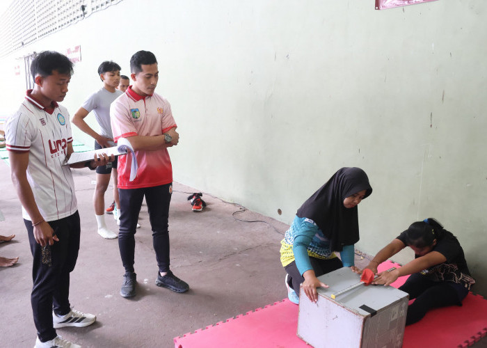 Bersiap Hadapi Porprov, KONI Kabupaten Kediri Genjot Fisik Puluhan Atlet Lewat Tes Parameter