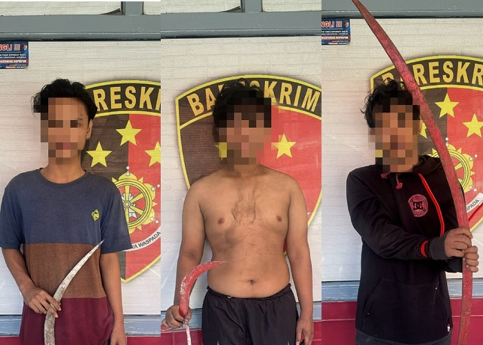 Hendak Tawuran, 3 Anggota  Gangster di Surabaya Diproses Hukum