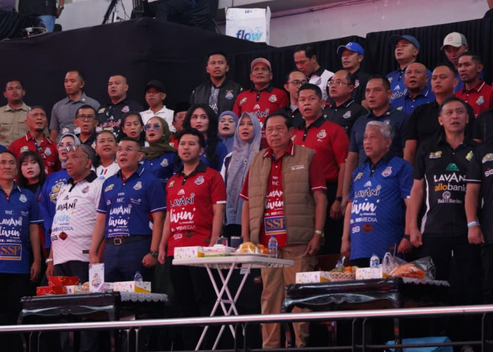 SBY dan Kader Demokrat Suntik Semangat LavAni, Menang Telak Lawan Samator 3-1