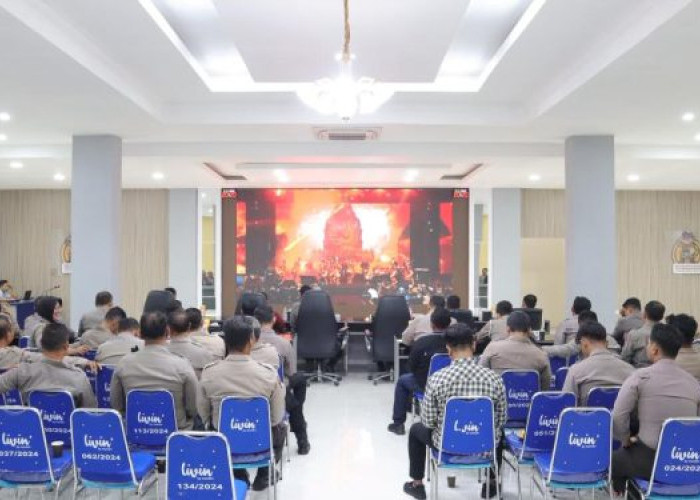 Polres Tulungagung Nobar Konser Bangga Merdeka, Tanamkan Semangat Cinta Tanah Air
