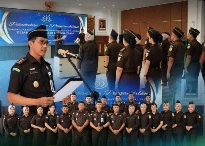 Kejari Lamongan Lantik 16 PNS dan Pejabat Fungsional 2026