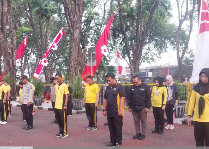 Polsek Tenggilis Mejoyo Gelar Apel Pagi dan Olahraga Bersama untuk Jaga Kebugaran Anggota