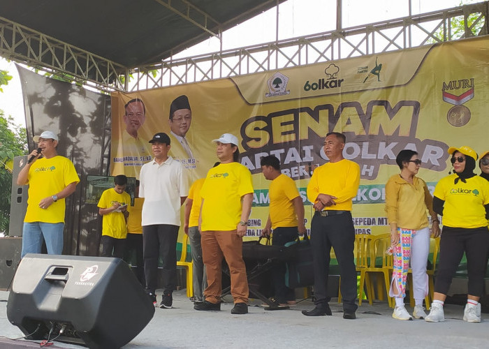 HUT ke-60, DPD Partai Golkar Ngawi Gelar Senam Massal, Pecahkan Rekor MURI 