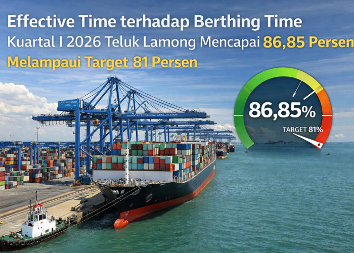 Efisiensi Operasional Meningkat, Realisasi Effective Time Terminal Teluk Lamong Lampaui Target